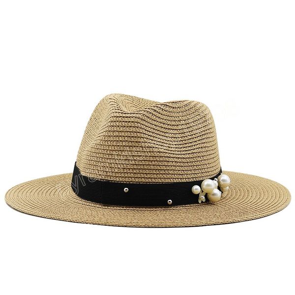 wide brim straw hat leisure summer cap jazz panama fedora fashion travel leisure sun hat for women men simple style, Yellow
wide brim straw hat leisure summer cap jazz panama fedora fashion travel leisure sun hat for women men simple style, Yellow