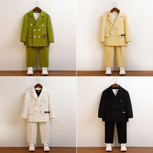 suits children's spring summer korean suit set boy fashion wedding birthday performance pgraphy dress kids blazer pants clotheshkd23070, Black
suits children's spring summer korean suit set boy fashion wedding birthday performance pgraphy dress kids blazer pants clotheshkd23070, Black