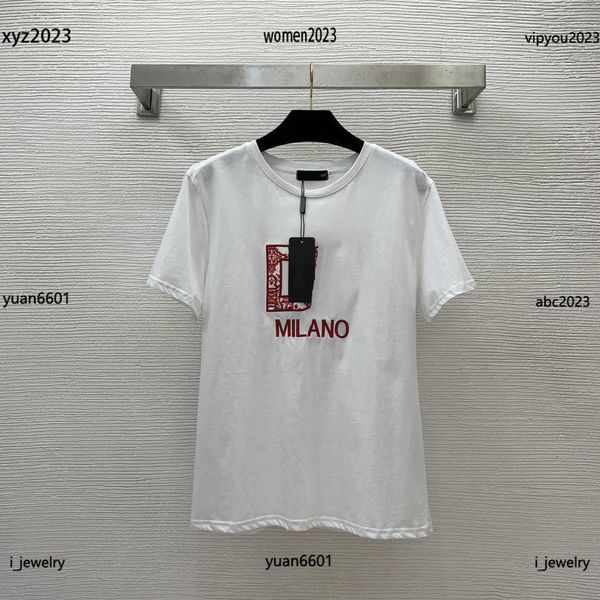 fashion girl tees designer woman round neck t shirt embroidery of chest letters short sleeve #multiple product, White
fashion girl tees designer woman round neck t shirt embroidery of chest letters short sleeve #multiple product, White