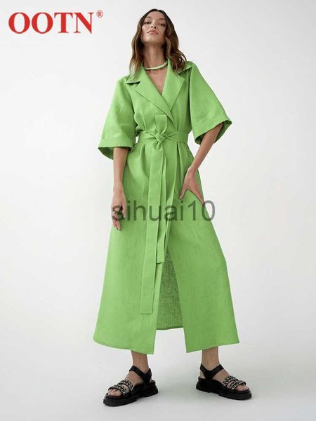 casual dresses ootn elegant cotton linen wrap long dresses women summer belt lace up notched office lady dress split a-line dress robe femme, Black;gray
casual dresses ootn elegant cotton linen wrap long dresses women summer belt lace up notched office lady dress split a-line dress robe femme, Black;gray
