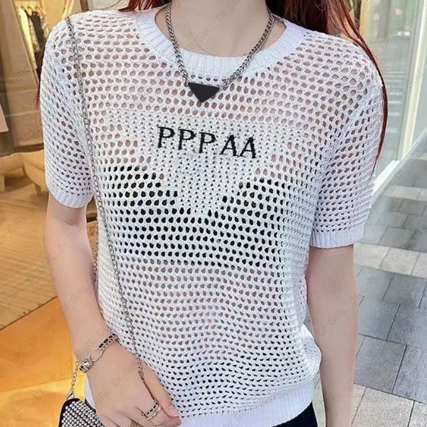 woman t shirts knits shirt designer hollow out tees slim short sleeves summer breathable tshirts, White
woman t shirts knits shirt designer hollow out tees slim short sleeves summer breathable tshirts, White