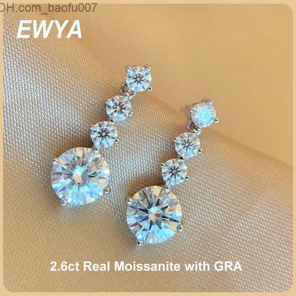 charm ewya real 2.6 carat sile women's straight earrings s925 sterling silver gra certified diamond tassel earrings exquisite jewelry z, Golden
charm ewya real 2.6 carat sile women's straight earrings s925 sterling silver gra certified diamond tassel earrings exquisite jewelry z, Golden