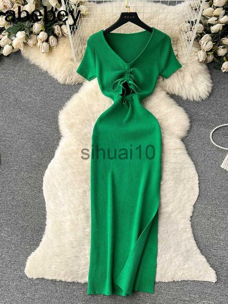 casual dresses summer knit strap dress women hollow out elatic waist bodycon sundress female beach split long dresses j230705, Black;gray
casual dresses summer knit strap dress women hollow out elatic waist bodycon sundress female beach split long dresses j230705, Black;gray