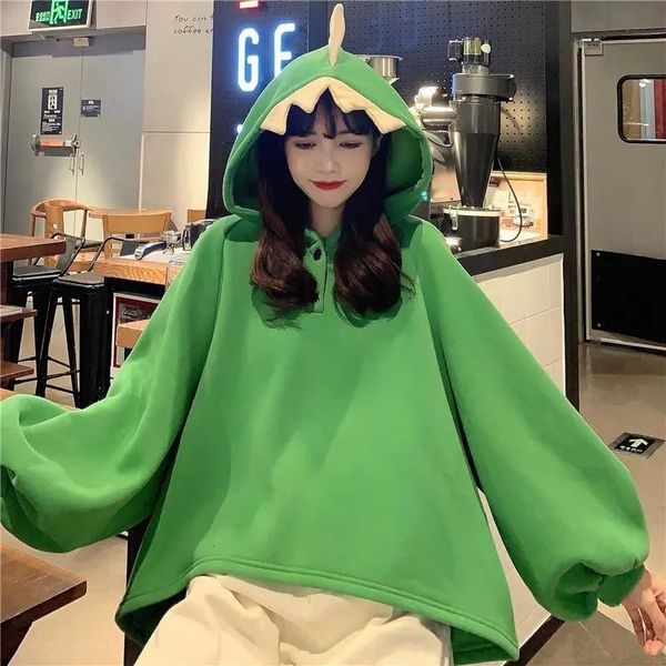 womens hoodies sweatshirts american style harajuku small dinosaur y2k green hooded sweater womens autumn and winter plush thickened loose co, Black
womens hoodies sweatshirts american style harajuku small dinosaur y2k green hooded sweater womens autumn and winter plush thickened loose co, Black
