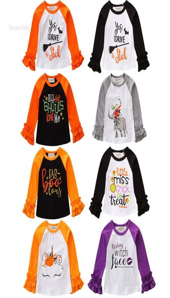 infant baby cartoon baby girls halloween theme cartoon letter autumn kids 8 color stitching shoulder lace sleeve shirt 08118779, Blue
infant baby cartoon baby girls halloween theme cartoon letter autumn kids 8 color stitching shoulder lace sleeve shirt 08118779, Blue