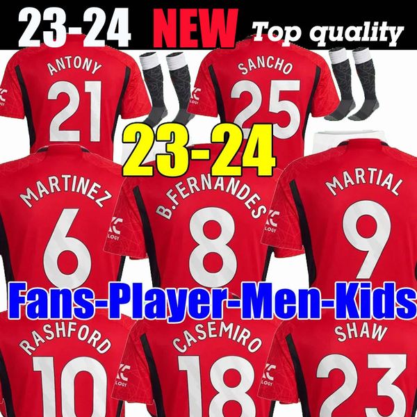 23 24 antony casemiro martinez eriksen manchesters soccer jerseys rashford 2023 2024 sancho b. fernandes fred mans utds football shirt kit s, Black;yellow
23 24 antony casemiro martinez eriksen manchesters soccer jerseys rashford 2023 2024 sancho b. fernandes fred mans utds football shirt kit s, Black;yellow