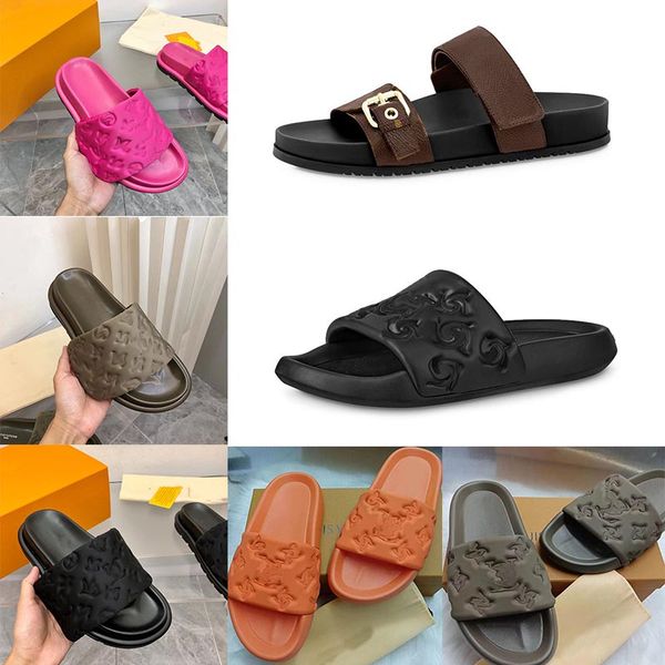 fashion woman sandals slippers flat famous designer sandal womens men summer beach italy shoes foam rubber platforms slides loafers coach sa, Black
fashion woman sandals slippers flat famous designer sandal womens men summer beach italy shoes foam rubber platforms slides loafers coach sa, Black
