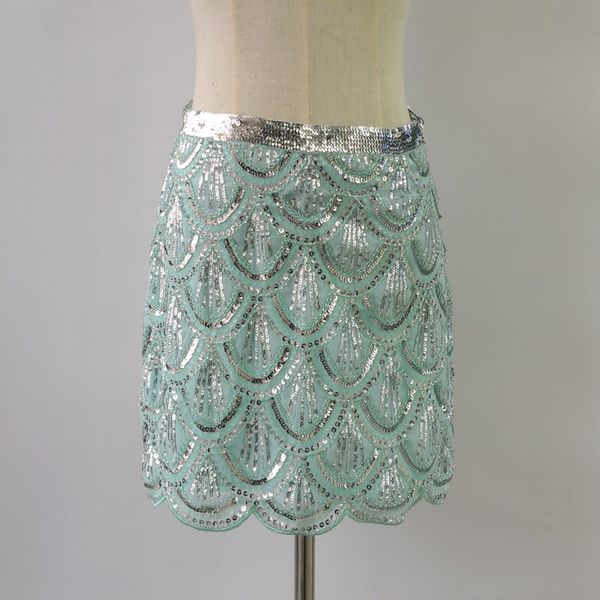 skirts vintage shiny flapper costume women fish scale sequin skirt bead embellished high waist mini chiffon party jupe, Black
skirts vintage shiny flapper costume women fish scale sequin skirt bead embellished high waist mini chiffon party jupe, Black