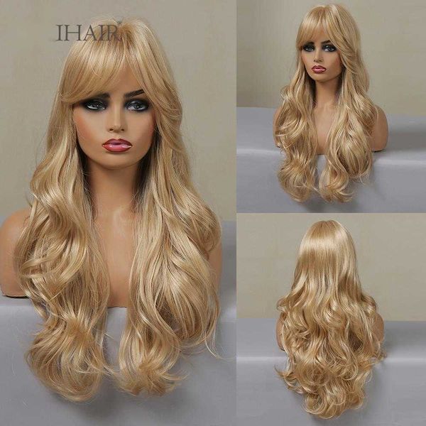 synthetic wigs easihair long wavy blonde synthetic wigs with bangs for women daily cosplay natural hair high temperature fiber wig 230227, Black
synthetic wigs easihair long wavy blonde synthetic wigs with bangs for women daily cosplay natural hair high temperature fiber wig 230227, Black