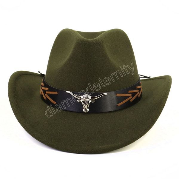 vintage western cowboy hat for men gentleman jazz cowgirl with cowhead band wide brim cloche church sombrero hombre cap, Blue;gray
vintage western cowboy hat for men gentleman jazz cowgirl with cowhead band wide brim cloche church sombrero hombre cap, Blue;gray
