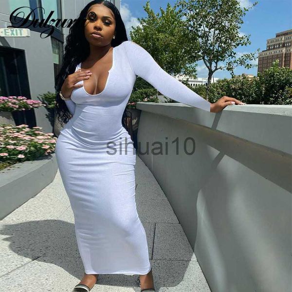 casual dresses dulzura ribbed knitted women pure long sleeve midi dress v neck bodycon streetwear party elegant 2021 summer slim clothes j23, Black;gray
casual dresses dulzura ribbed knitted women pure long sleeve midi dress v neck bodycon streetwear party elegant 2021 summer slim clothes j23, Black;gray