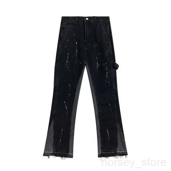 galleryes designer mens jeans sports pants slim denim straight sweatpants speckled letter print pant high street couple dept loose versatile, Blue
galleryes designer mens jeans sports pants slim denim straight sweatpants speckled letter print pant high street couple dept loose versatile, Blue