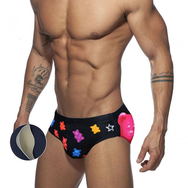 men's swimwear cute bear candy printed men's swim briefs european and american fashion bikini with push pad summer beach spring qu
men's swimwear cute bear candy printed men's swim briefs european and american fashion bikini with push pad summer beach spring qu