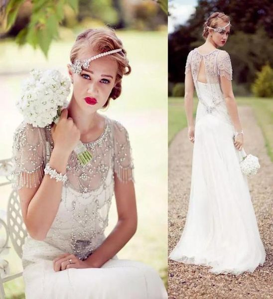 2019 vintage great gatsby sparkly crystal beach wedding dresses jenny packham cap sleeve country bridal wedding gowns bridal dress6892627, White
2019 vintage great gatsby sparkly crystal beach wedding dresses jenny packham cap sleeve country bridal wedding gowns bridal dress6892627, White