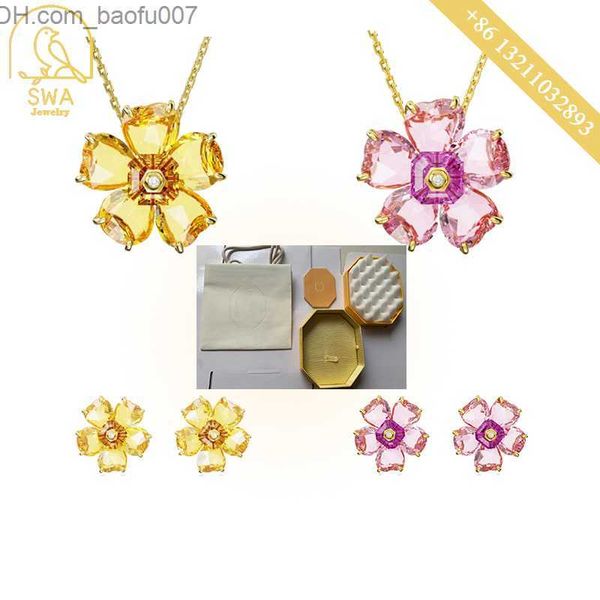 charm original 2023 new fashion wedding austria crystal flower necklace lucky simple jewelry delivery z230706, Golden
charm original 2023 new fashion wedding austria crystal flower necklace lucky simple jewelry delivery z230706, Golden