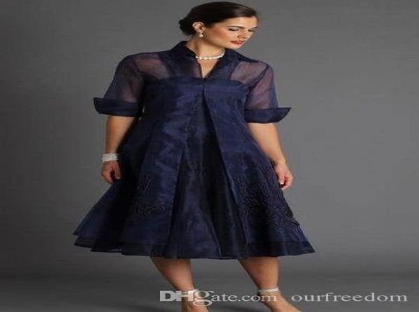 navy blue mother of the bride dresses short sleeve mother dresses lace appliques tea length with jacket formal evening prom party 1151735, Black;red
navy blue mother of the bride dresses short sleeve mother dresses lace appliques tea length with jacket formal evening prom party 1151735, Black;red