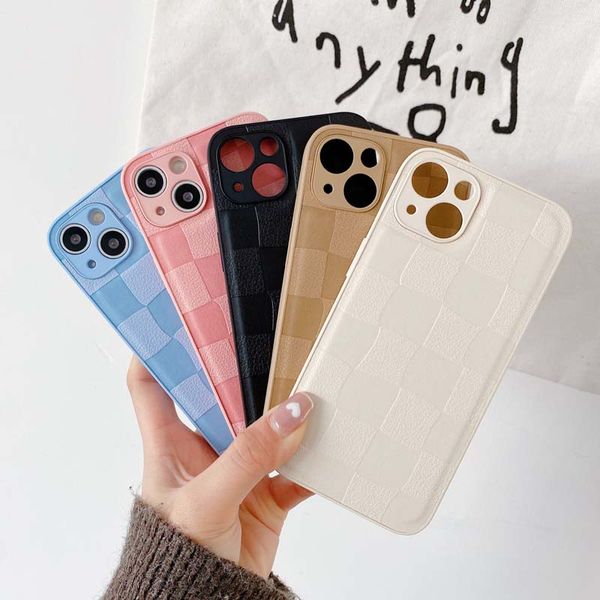 simple checkerboard leather phone case for iphone 13 12 11 pro xs max x xr 7 8 plus se2020 shockproof soft silicone back cover
simple checkerboard leather phone case for iphone 13 12 11 pro xs max x xr 7 8 plus se2020 shockproof soft silicone back cover
