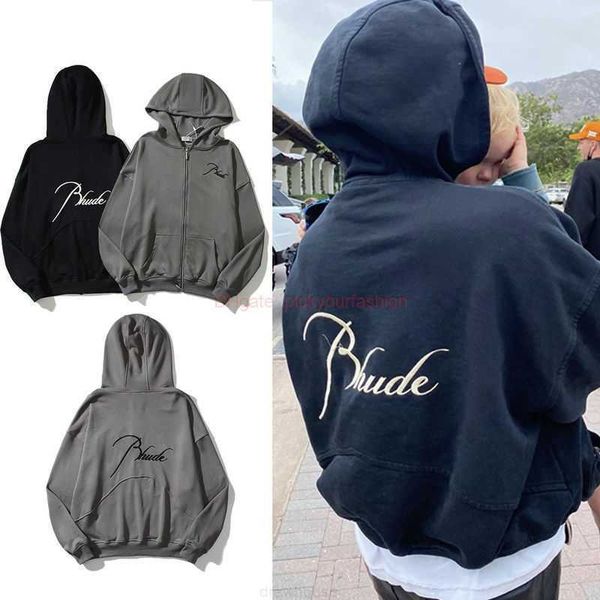 designer clothing mens sweatshirts hoodies rhude rh bullet zipper letter embroidered hooded sweater street niche fashion loose american jack, Black;brown
designer clothing mens sweatshirts hoodies rhude rh bullet zipper letter embroidered hooded sweater street niche fashion loose american jack, Black;brown