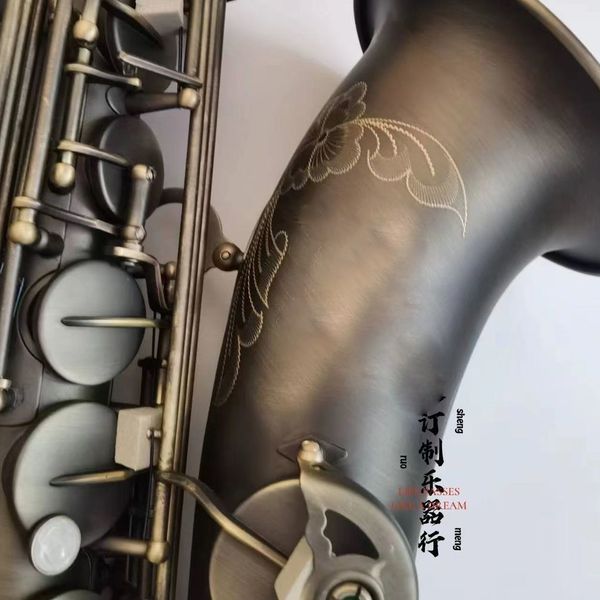 brass tenor saxophone b flat antique bronze model system-76 shell key woodwind with accessories
brass tenor saxophone b flat antique bronze model system-76 shell key woodwind with accessories