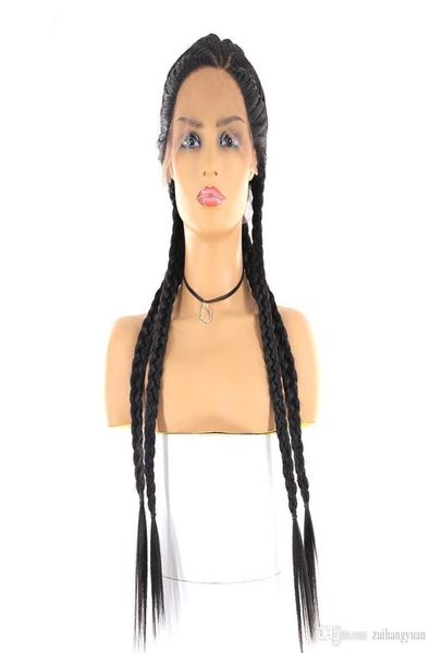long braided synthetic lace front wigs for black women soku natural black color lace front braided wig 24inch part trendy wig new3528358
long braided synthetic lace front wigs for black women soku natural black color lace front braided wig 24inch part trendy wig new3528358