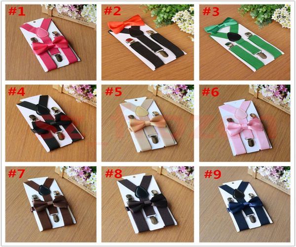 27 colors kids suspenders bow tie set for 110t baby braces elastic yback boys girls suspenders accessories7962510, Black
27 colors kids suspenders bow tie set for 110t baby braces elastic yback boys girls suspenders accessories7962510, Black