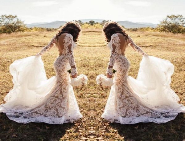 2020 modern design illusion lace wedding dress sheer back long sleeve floor length mermaid bridal gowns custom size7036533, White
2020 modern design illusion lace wedding dress sheer back long sleeve floor length mermaid bridal gowns custom size7036533, White
