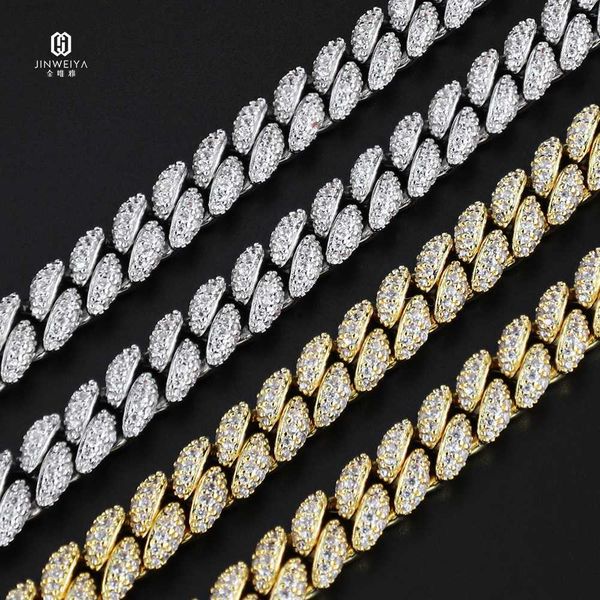 8mm custom iced out men's bling hiphop jewelry vvs 14k gold men necklace diamond cuban link chain, Silver
8mm custom iced out men's bling hiphop jewelry vvs 14k gold men necklace diamond cuban link chain, Silver