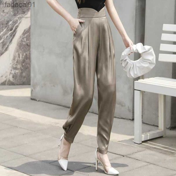 casual haren pants folds spring autumn high waist zipper women's clothing loose commuter solid color fashion spliced trousers l230621, Black;white
casual haren pants folds spring autumn high waist zipper women's clothing loose commuter solid color fashion spliced trousers l230621, Black;white