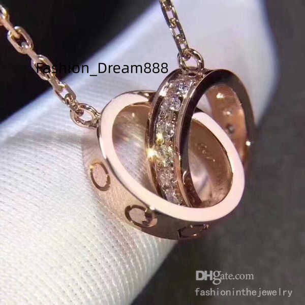 necklace luxury fashion designer jewelry party sterling silver double rings diamond pendant rose gold necklaces for women fancy dress long c
necklace luxury fashion designer jewelry party sterling silver double rings diamond pendant rose gold necklaces for women fancy dress long c