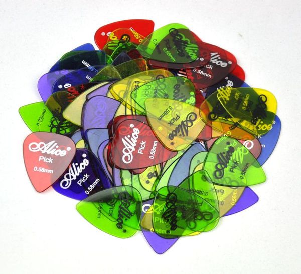 alice 100pcs 058mm transparent glossy guitar picks plectrums pc for acoustic guitar1716549
alice 100pcs 058mm transparent glossy guitar picks plectrums pc for acoustic guitar1716549