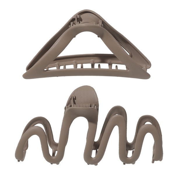 4pcs large wave hair claw clips, triangle matte strong hold nonslip jaw clip for thick hair, big neutral colors hair clip accessories for wo
4pcs large wave hair claw clips, triangle matte strong hold nonslip jaw clip for thick hair, big neutral colors hair clip accessories for wo