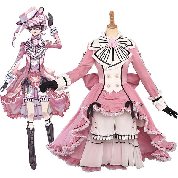 theme costume anime black butler ciel phantomhive coplay loita victoria dress halloween party suit 230705, Black;red
theme costume anime black butler ciel phantomhive coplay loita victoria dress halloween party suit 230705, Black;red