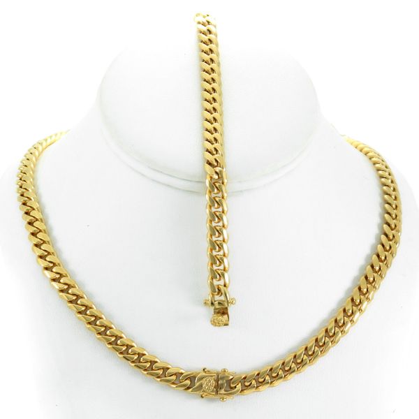 8mm men 14k gold plated close tight miami cuban chain bracelet triple box lock, Silver
8mm men 14k gold plated close tight miami cuban chain bracelet triple box lock, Silver