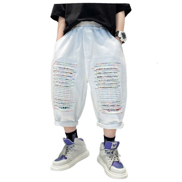 overalls children mid pants trousers for boys cotton arrivals summer white shorts with ripped teenage kids beach casual sport 230704, Blue
overalls children mid pants trousers for boys cotton arrivals summer white shorts with ripped teenage kids beach casual sport 230704, Blue