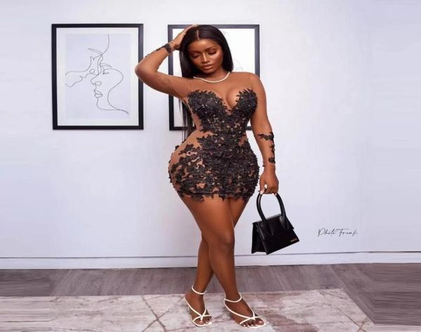 mini short little black sheath cocktail dresses sheer long sleeve jewel neck appliques illusion bodice women occasion gowns9251064
mini short little black sheath cocktail dresses sheer long sleeve jewel neck appliques illusion bodice women occasion gowns9251064