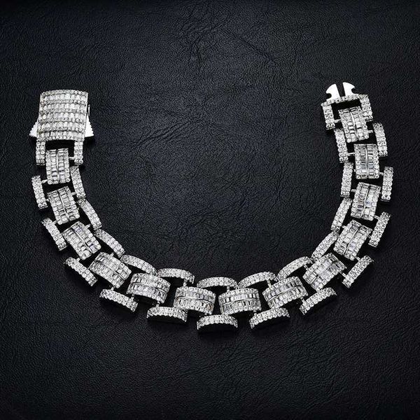 jwy new fashion cz stone silver silver brass cuban rapper hip hop iced out bracelet
jwy new fashion cz stone silver silver brass cuban rapper hip hop iced out bracelet