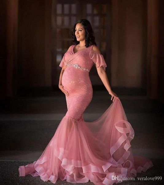 dust pink mermaid pregnant evening dresses v neck off the shoulder beaded sash prom party dress short sleeves custom made evening 5176275, Black;red
dust pink mermaid pregnant evening dresses v neck off the shoulder beaded sash prom party dress short sleeves custom made evening 5176275, Black;red