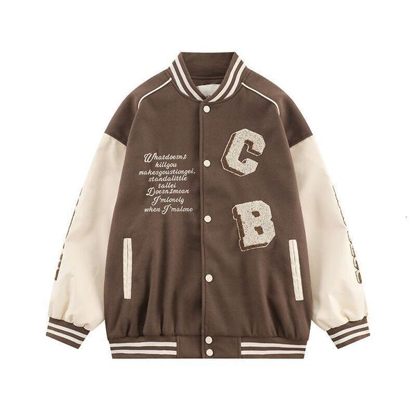 mens jackets american style retro couple outfit highend short embroidery baseball uniform for mens and womens casual niche jacket 230705, Black;brown
mens jackets american style retro couple outfit highend short embroidery baseball uniform for mens and womens casual niche jacket 230705, Black;brown