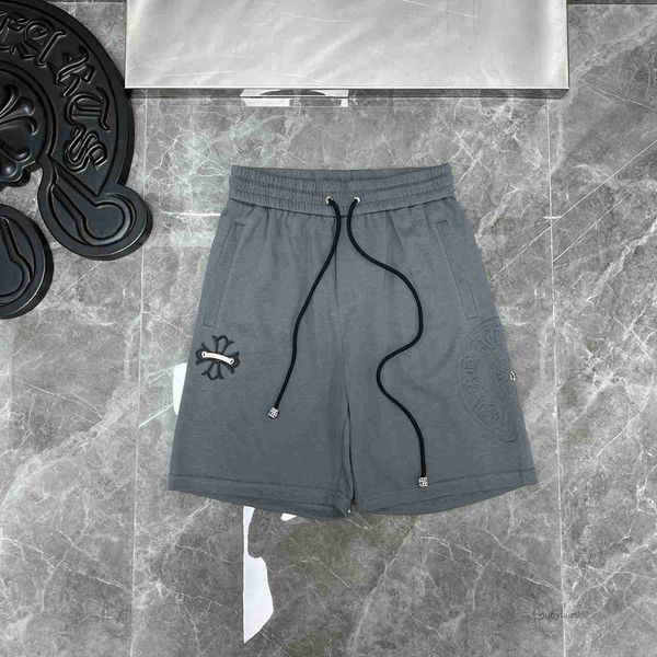men's the correct version of ch with patchwork embroidery high-end embossed printed pure cotton and capris, White;black
men's the correct version of ch with patchwork embroidery high-end embossed printed pure cotton and capris, White;black