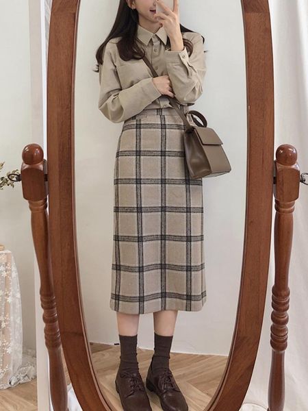 dresses woolen women skirts maxi pencil skirt fall vintage plaid women skirt girls mid long skirt female warm thick girls skirt winter, White;black
dresses woolen women skirts maxi pencil skirt fall vintage plaid women skirt girls mid long skirt female warm thick girls skirt winter, White;black