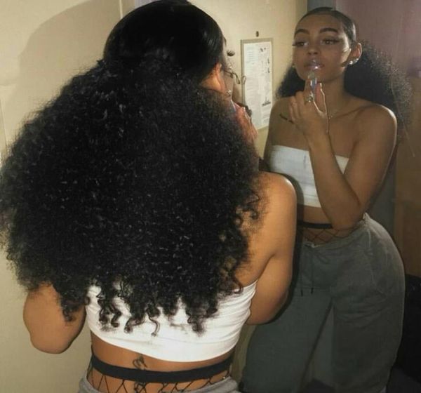 100 brazilian natural hair clip in human ponytail hair extensions kinky curly drawstring ponytail afro kinky curly pony tails 1206569413, Black
100 brazilian natural hair clip in human ponytail hair extensions kinky curly drawstring ponytail afro kinky curly pony tails 1206569413, Black