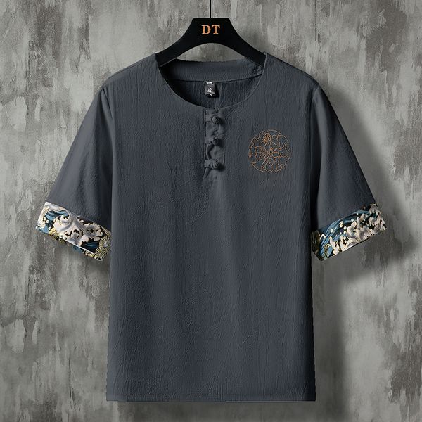 men s casual shirts 5xl blouse cotton linen shirt loose short sleeve tee summer handsome men xxxxxl 4xl 230705, White;black
men s casual shirts 5xl blouse cotton linen shirt loose short sleeve tee summer handsome men xxxxxl 4xl 230705, White;black