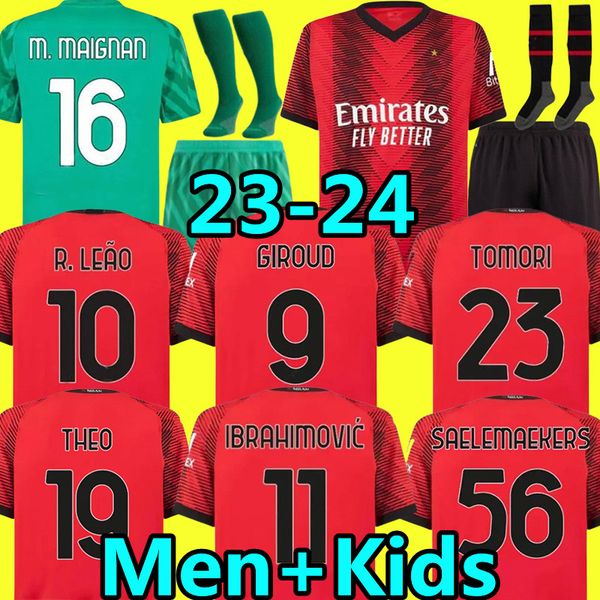 2023 2024 soccer jerseys r. leao giroud m. maignan ac milans origi tomori bennacer rebic theo de ketelaere saelemaekers kalulu 23 24 footbal, Black;yellow
2023 2024 soccer jerseys r. leao giroud m. maignan ac milans origi tomori bennacer rebic theo de ketelaere saelemaekers kalulu 23 24 footbal, Black;yellow