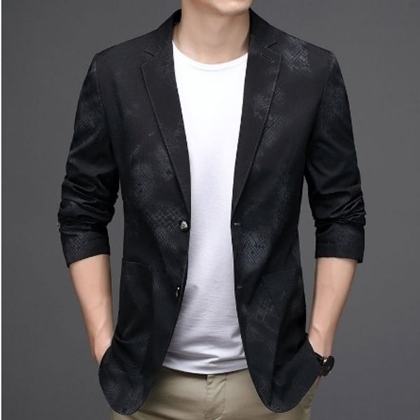 men's suits blazers mens fashion spring middle sleeve one button suit jacket slim fit small suit casual single breasted buckle check co, White;black
men's suits blazers mens fashion spring middle sleeve one button suit jacket slim fit small suit casual single breasted buckle check co, White;black