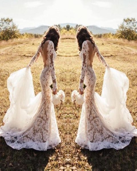 2020 modern design illusion lace wedding dress sheer back long sleeve floor length mermaid bridal gowns custom size8801157, White
2020 modern design illusion lace wedding dress sheer back long sleeve floor length mermaid bridal gowns custom size8801157, White