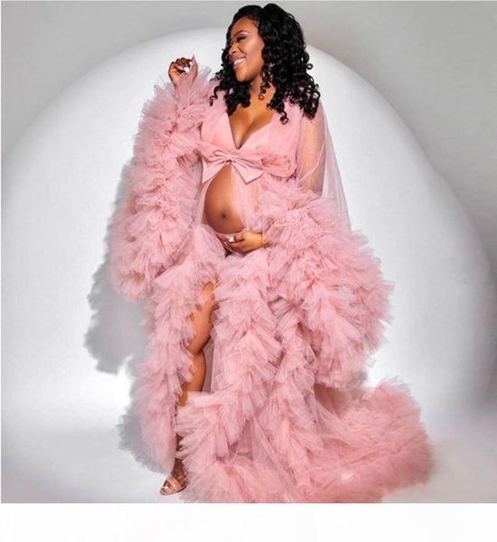 ruffles pink tulle kimono women dress robe for poshoot extra puffy sleeves prom gowns african cape cloak maternity dress pog7761981, Black
ruffles pink tulle kimono women dress robe for poshoot extra puffy sleeves prom gowns african cape cloak maternity dress pog7761981, Black