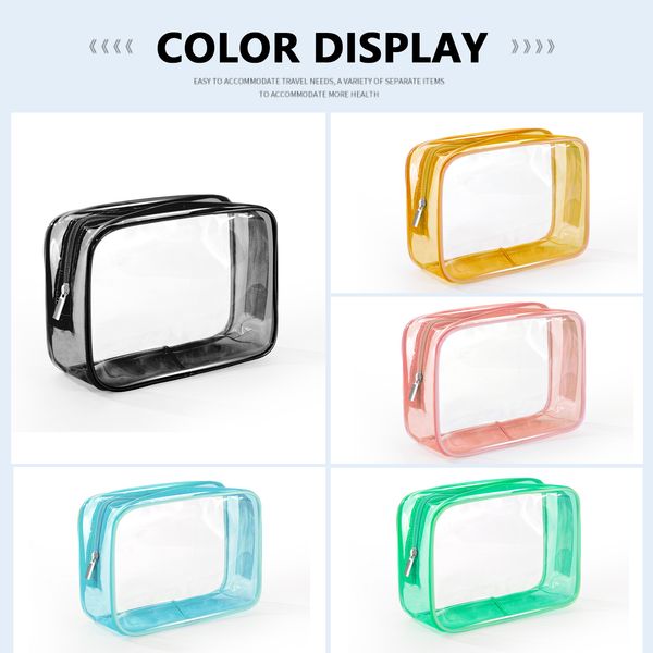 clear waterproof makeup bags cosmetic pouch pvc vinyl zippered wash bag for vacation bathroom transparent travel organizing storage bag-1
clear waterproof makeup bags cosmetic pouch pvc vinyl zippered wash bag for vacation bathroom transparent travel organizing storage bag-1