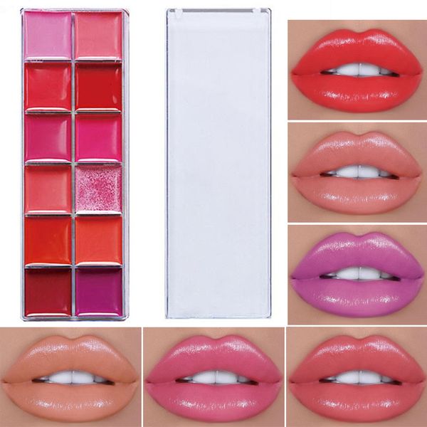 lipstick 12 color moisturizing long lasting lip gloss palette girls nude cosmetic makeup tools female 230704
lipstick 12 color moisturizing long lasting lip gloss palette girls nude cosmetic makeup tools female 230704