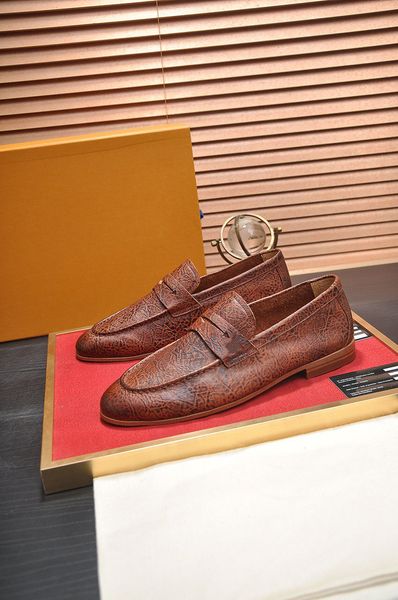 2023 men dress shoes business formal genuine leather breathable casual loafers fashion brand wedding party flats size 38-45, Black
2023 men dress shoes business formal genuine leather breathable casual loafers fashion brand wedding party flats size 38-45, Black