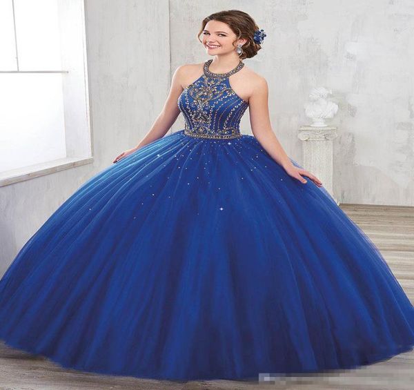 golden beaded navy ball gown quinceanera dresses halter laceup puffy skirt prom dress for sweet 16 years evening gowns6460275, Blue;red
golden beaded navy ball gown quinceanera dresses halter laceup puffy skirt prom dress for sweet 16 years evening gowns6460275, Blue;red